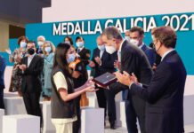 El Rey de España ha hecho entrega de la Medalla de Oro de Galicia 2021