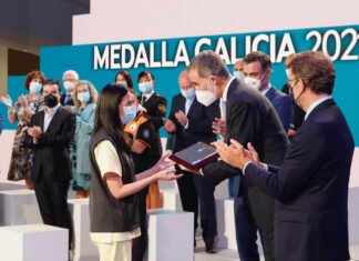 El Rey de España ha hecho entrega de la Medalla de Oro de Galicia 2021