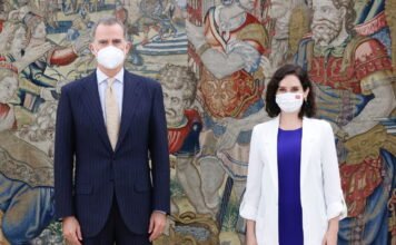 Su Majestad el Rey recibió en audiencia a la Presidenta de la Comunidad de Madrid, Isabel Diaz Ayuso