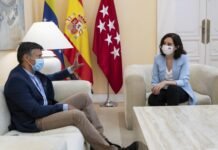 Díaz Ayuso recibe a Leopoldo López para analizar la situación de Venezuela
