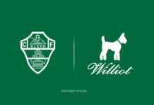 La firma textil ilicitana Williot, nuevo patrocinador del Elche CF