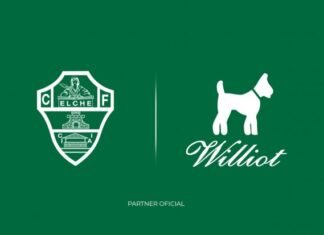 La firma textil ilicitana Williot, nuevo patrocinador del Elche CF