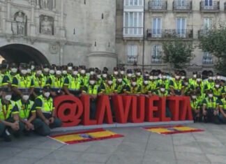 La Guardia Civil inicia el dispositivo de seguridad de la Vuelta ciclista a España 2021