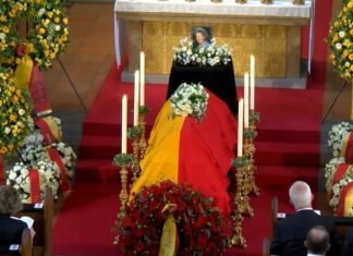 Su Majestad la Reina Doña Sofía asistió al funeral de Estado por Su Alteza Serenísima Marie de Liechtenstein Princesa de Liechtenstein