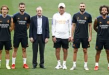 Florentino Pérez dio la bienvenida al Real Madrid en su retorno al Santiago Bernabéu
