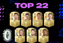 EA SPORTS desvela las primera clasificaciones de los mejores jugadores en FIFA 22