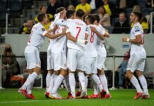 La Selección Española de fútbol prepara a conciencia el partido contra Georgia en Badajoz