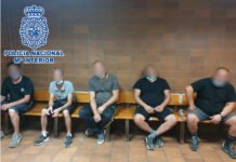 La Policía Nacional detiene in fraganti a un grupo criminal dedicado a robar presuntamente en fábricas de aluminio
