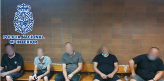 La Policía Nacional detiene in fraganti a un grupo criminal dedicado a robar presuntamente en fábricas de aluminio