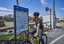 Turismo completa la señalización del tramo de la ruta cicloturista EuroVelo en la Región de Murcia