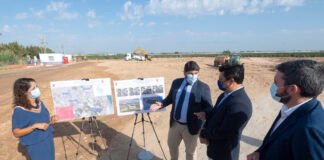 La Comunidad de Murcia inicia las obras de los colectores Norte y Sur de San Javier para minimizar el daño de las lluvias torrenciales en el Mar Menor