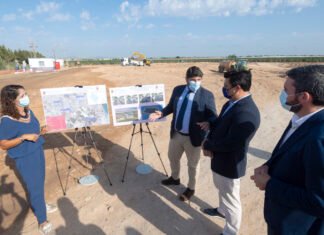 La Comunidad de Murcia inicia las obras de los colectores Norte y Sur de San Javier para minimizar el daño de las lluvias torrenciales en el Mar Menor