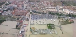 El episodio de lluvias torrenciales causa un total de 32 incidentes en la Región de Murcia