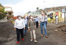 Los Reyes de España han visitado la Isla de La Palma en plena erupción del Cumbre Vieja