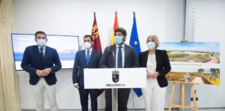 López Miras anuncia «la mayor renaturalización del Mar Menor» con la expropiación de 3,1 millones de metros cuadrados de El Carmolí
