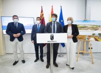 López Miras anuncia «la mayor renaturalización del Mar Menor» con la expropiación de 3,1 millones de metros cuadrados de El Carmolí