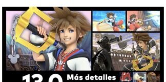 Sora, de Kingdom Hearts, es el último luchador descargable que se unirá al plantel de Super Smash Bros. Ultimate