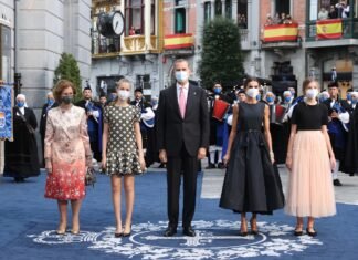 Los Reyes de España presiden en Oviedo la entrega de los Premios de la Fundación Princesa de Asturias 2021