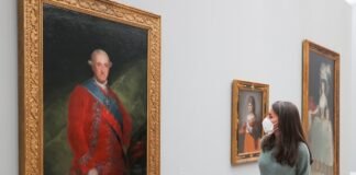 La Reina de España Doña Letizia inaugura en Suiza una exposición dedicada a la obra de Goya