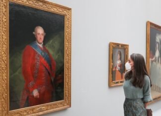 La Reina de España Doña Letizia inaugura en Suiza una exposición dedicada a la obra de Goya