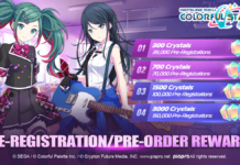 Ya disponible los Pre-Registration y los Pre-Orders en HATSUNE MIKU: COLORFUL STAGE!