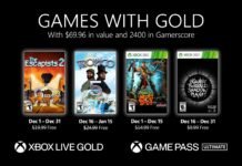 Anuncios los Games with Gold de diciembre