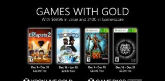 Anuncios los Games with Gold de diciembre