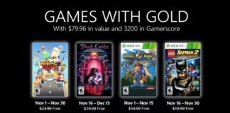Llegan los Xbox Live Gold del mes de noviembre