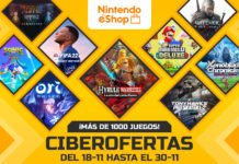 Más de 1000 juegos en oferta para Nintendo Switch en las Ciberofertas que comienzan el 18 de noviembre