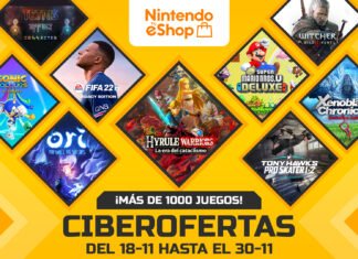 Más de 1000 juegos en oferta para Nintendo Switch en las Ciberofertas que comienzan el 18 de noviembre