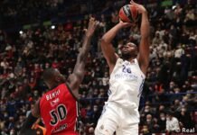 El Real Madrid da un golpe de autoridad en el Mediolanum Forum y cierra invicto la doble jornada de la Euroliga de baloncesto