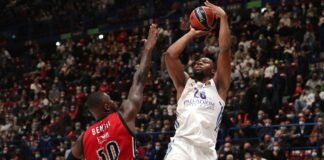 El Real Madrid da un golpe de autoridad en el Mediolanum Forum y cierra invicto la doble jornada de la Euroliga de baloncesto