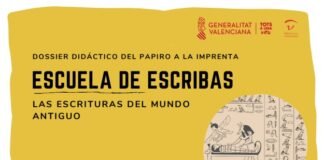 La Biblioteca Valenciana ofrece un taller infantil en línea sobre escrituras del mundo antiguo
