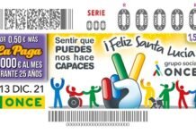 La ONCE reparte 1.365.000 euros con el cupón dedicado a la festividad de su patrona, Santa Lucía
