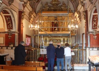 El Ayuntamiento de Onda inicia la restauración del retablo del ermitorio de El Salvador