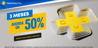 La suscripción de 3 meses de PlayStation®Plus al 50% de descuento en PlayStation™Store solo para nuevos suscriptores