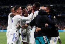 El Real Madrid alcanza las semifinales de la Champions en otra noche épica de los merengues