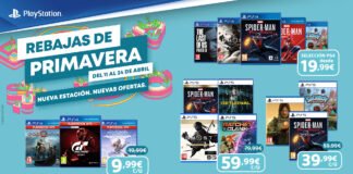 Las Rebajas de Primavera de PlayStation® ya están disponibles en formato físico en las tiendas habituales