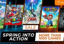 Más de 1000 juegos de acción para un solo jugador de Nintendo Switch recibirán descuentos durante la promoción “Pasa la acción” a partir del 28 de abril de 2022