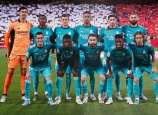 Benzemá logra otra remontada del Real Madrid frente al Sevilla en la prolongación del partido