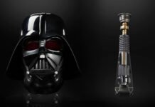 Hasbro celebra el estreno de la serie de Obi-Wan Kenobi lanzando una réplica de su sable laser y del casco de Darth Vader.
