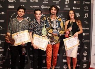 Matías López Expósito “El Mati” ganador de la Lámpara Minera en la 59 edición del Festival del Cante de las Minas de La Unión (2019).