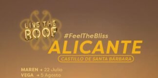 Arrancan en Alicante los conciertos «Live the Roof» en el Castillo de Santa Bárbara