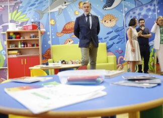 La Comunidad de Madrid habilita en los Juzgados de Plaza de Castilla unas instalaciones gratuitas para los menores mientras sus familiares realizan trámites