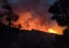 Los bomberos de Alicante se unen a la extinción de los incendios forestales de la Vall d´Ebo