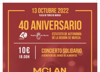 Murcia vende más de 4.000 entradas para el concierto conmemorativo del XL aniversario del Estatuto de Autonomía