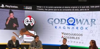 El Grupo Social ONCE valora la accesibilidad del videojuego God of War Ragnarök