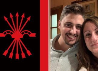 Exclusiva. Las imágenes del pasado oculto de José Muñoz: de abanderado de Falange a responsable de la catástrofe de Vox Alicante