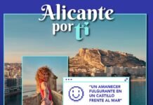 Alicante llega a Fitur 2023 promocionándose en la Gran Vía de Madrid