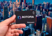 Botopia lanza su tarjeta «Cold Wallet Card» de pagos con criptomonedas respaldada con tecnología blockchain desarrollada por Waynance